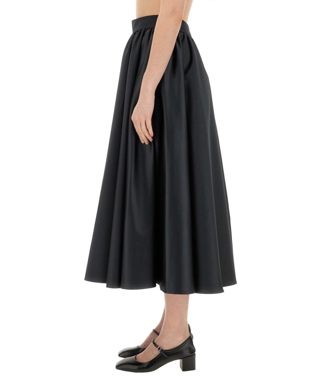 PATOU Черная полиэстеровая юбка миди, фото 4