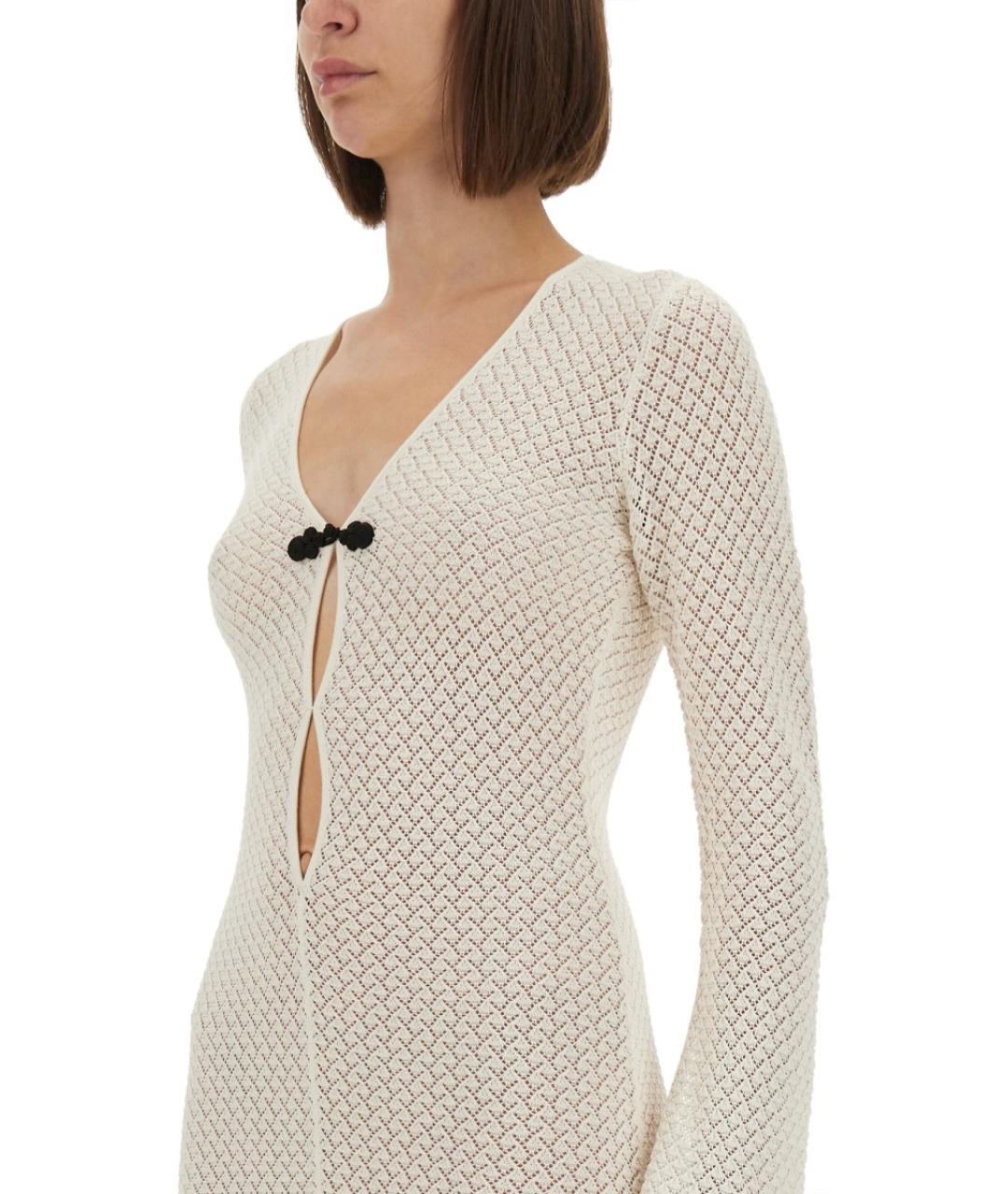 THE GARMENT Белое хлопковое повседневное платье, фото 4