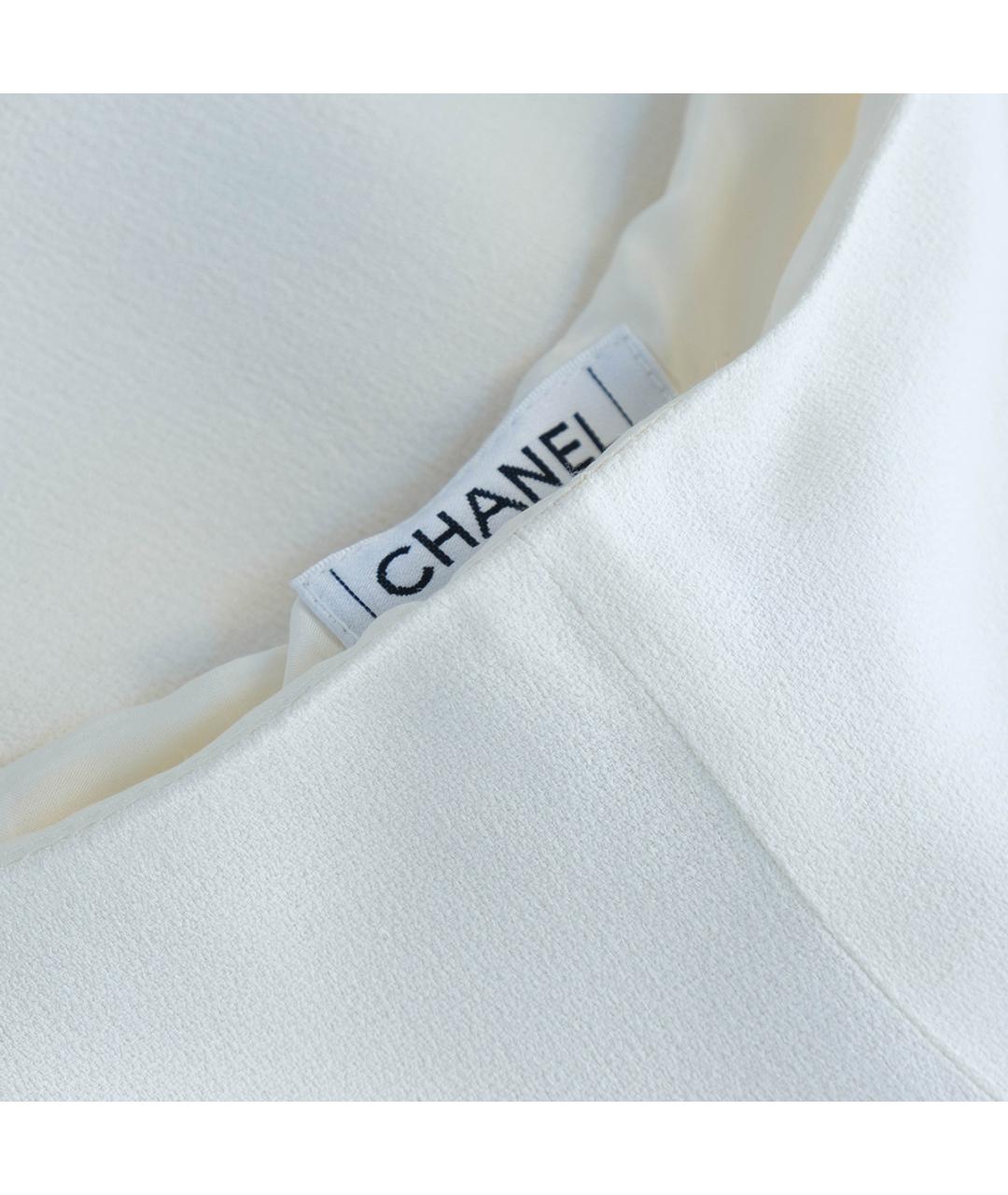 CHANEL Белые брюки широкие, фото 3