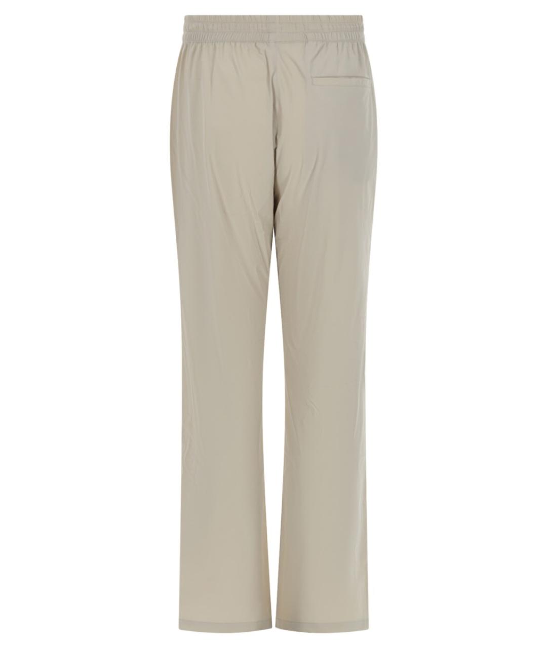 AUTRY Бежевые полиамидовые повседневные брюки, фото 2