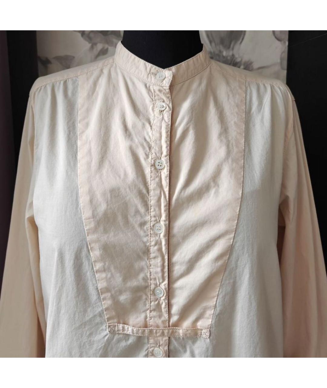 PRADA Бежевая хлопковая рубашка, фото 5