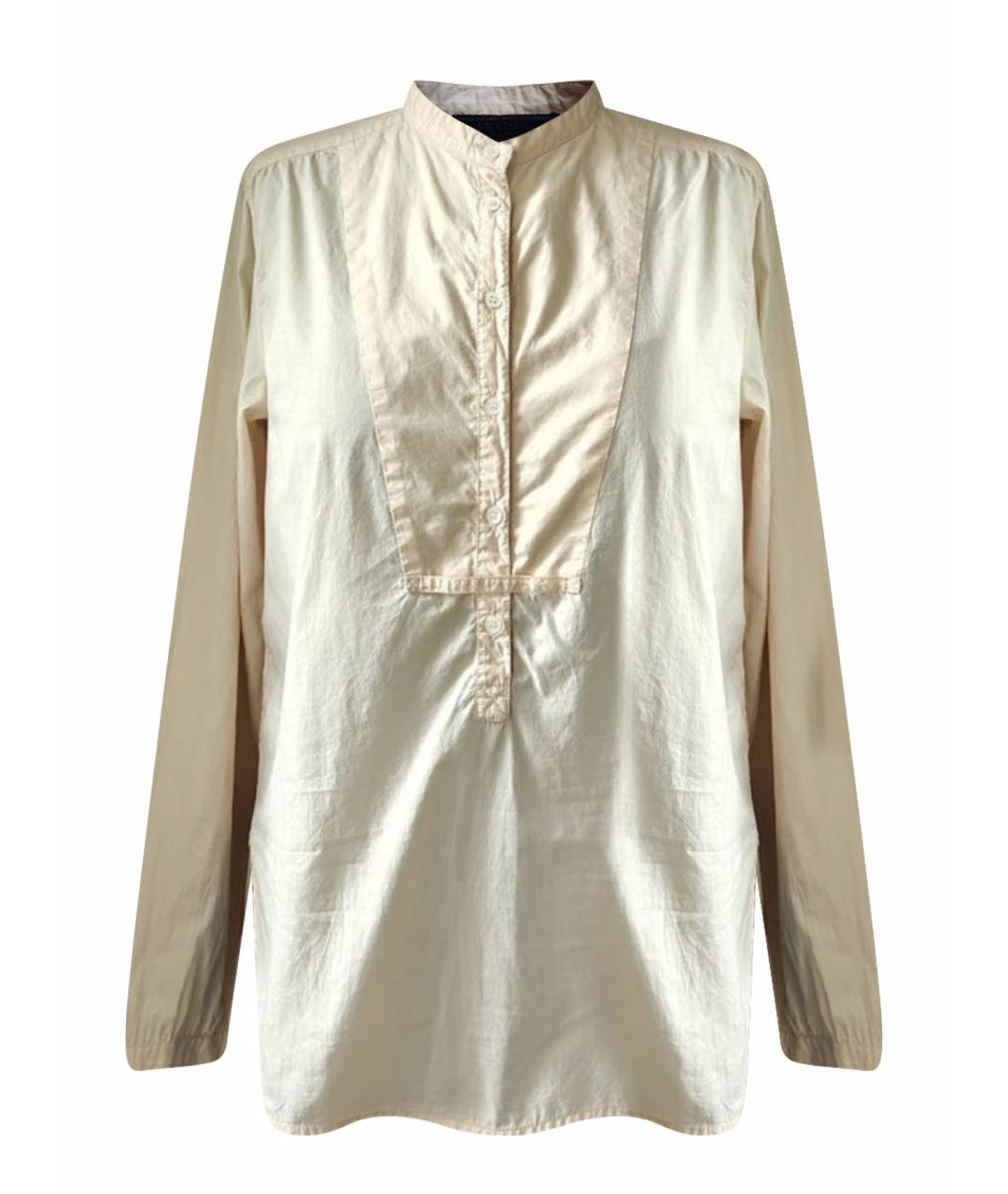 PRADA Бежевая хлопковая рубашка, фото 1