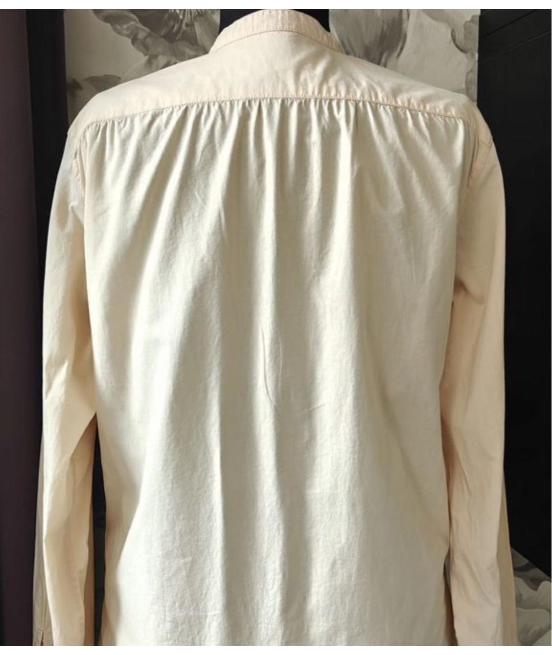 PRADA Бежевая хлопковая рубашка, фото 6