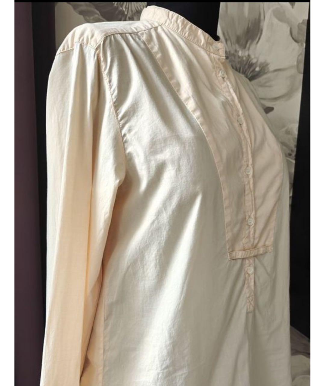 PRADA Бежевая хлопковая рубашка, фото 7