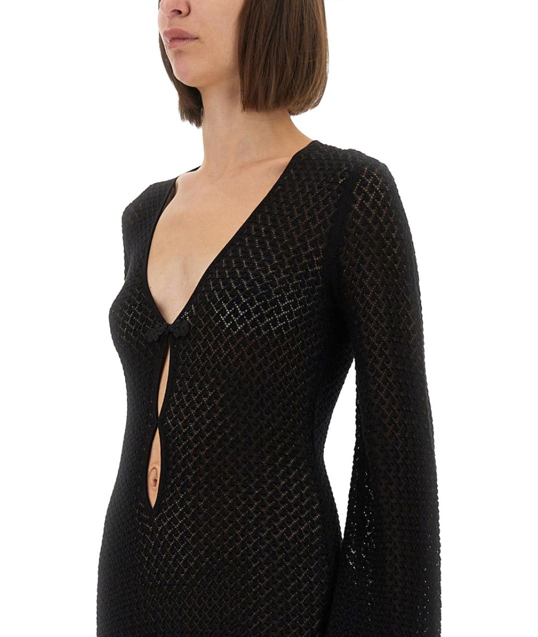 THE GARMENT Черное хлопковое повседневное платье, фото 4