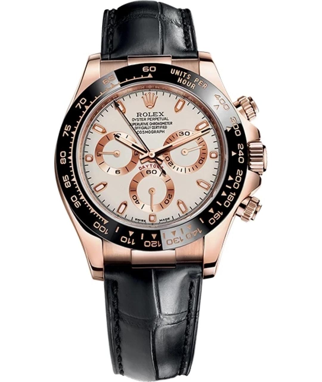 ROLEX Бежевые часы из розового золота, фото 1