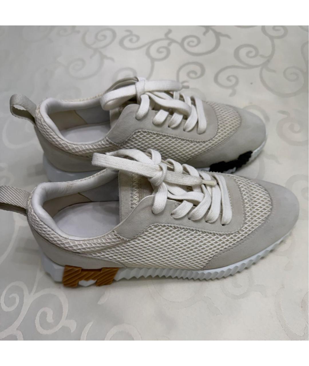 HERMES Серые кроссовки, фото 5