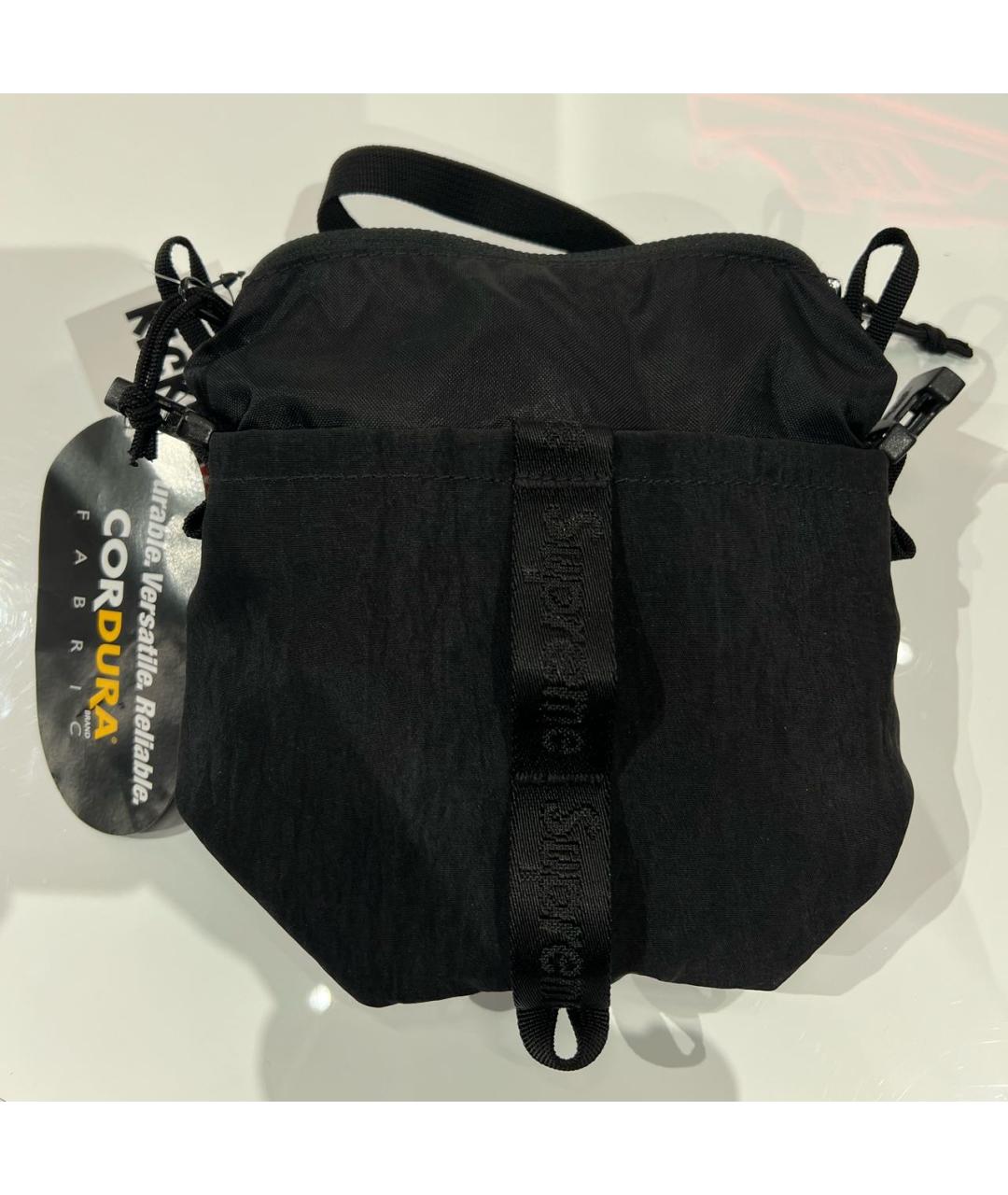 SUPREME Черная сумка на плечо, фото 2