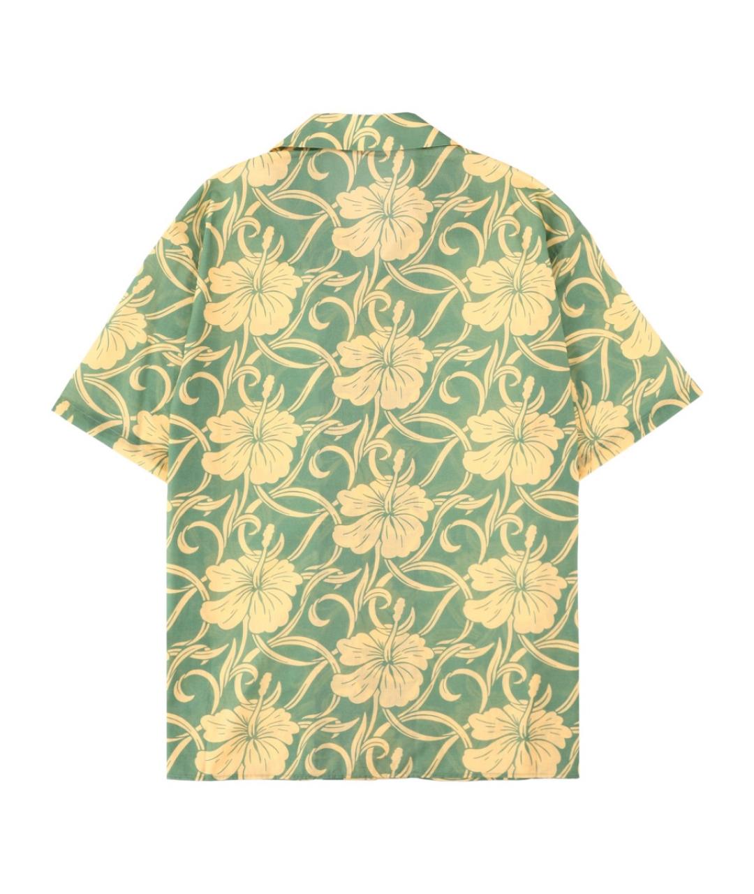 Drole de Monsieur Зеленая хлопковая кэжуал рубашка, фото 2