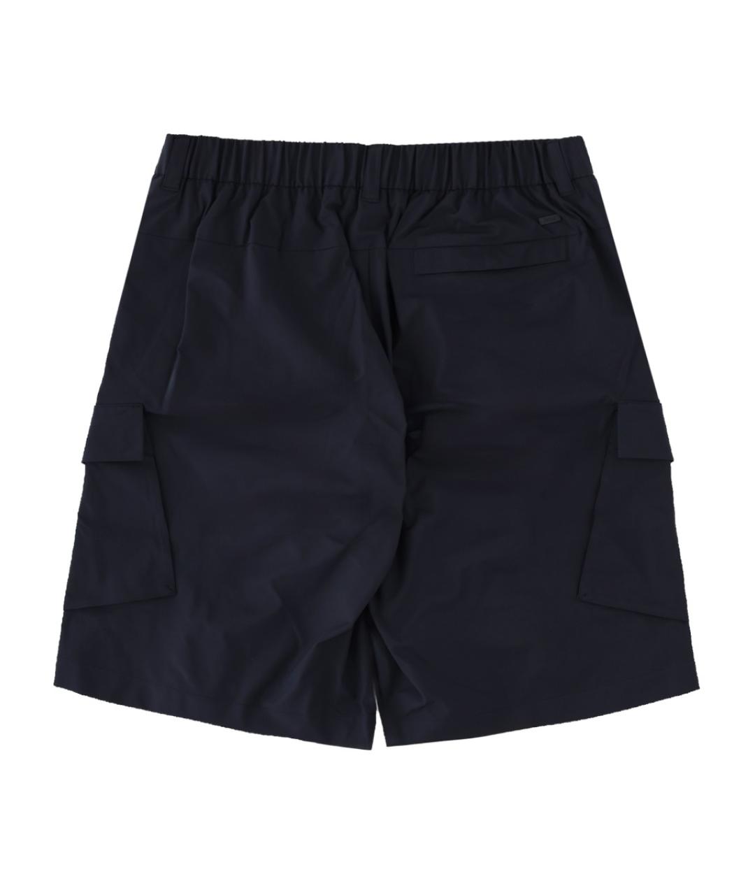 HERNO Синие полиэстеровые шорты, фото 2