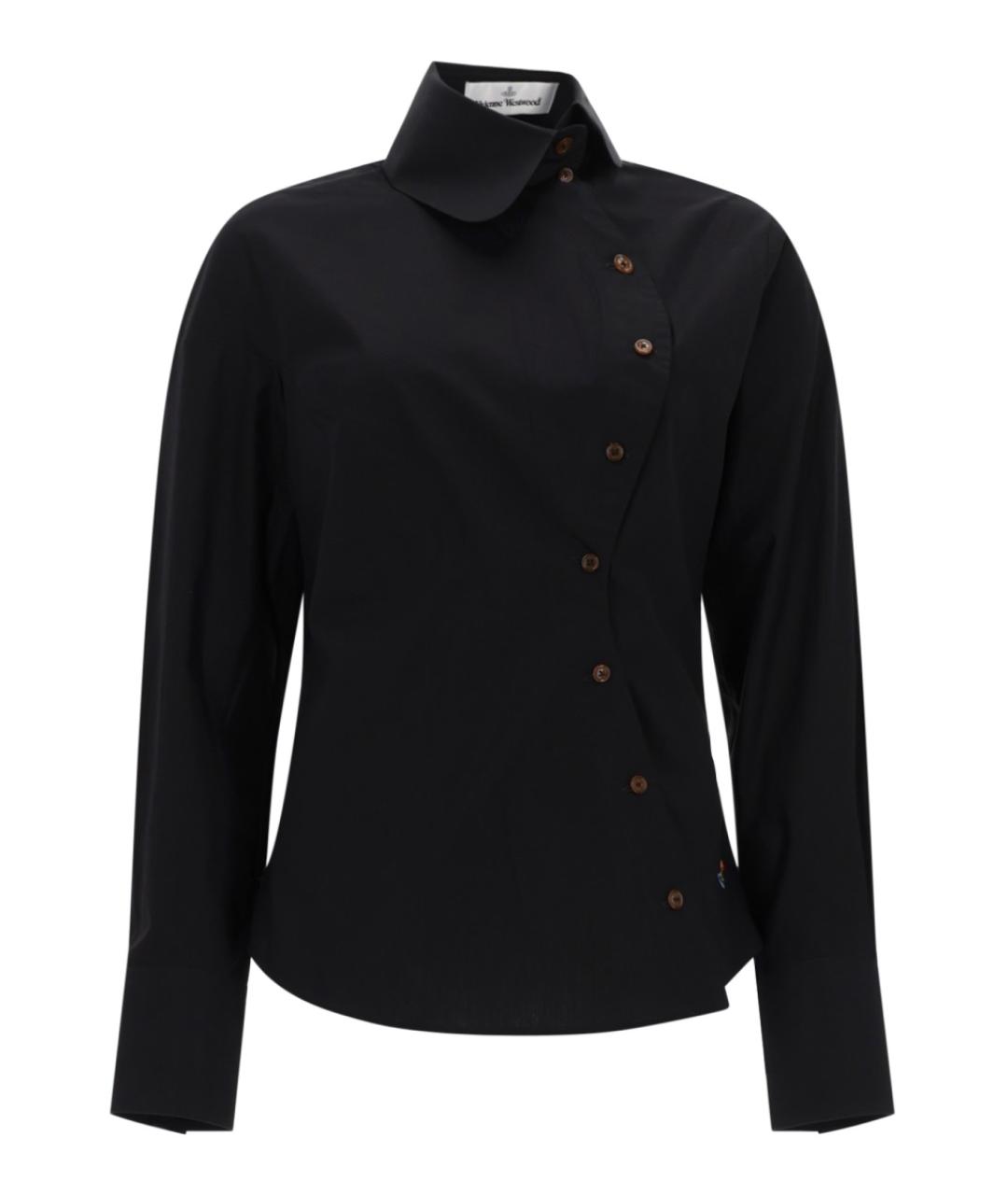 VIVIENNE WESTWOOD Черная хлопковая рубашка, фото 1