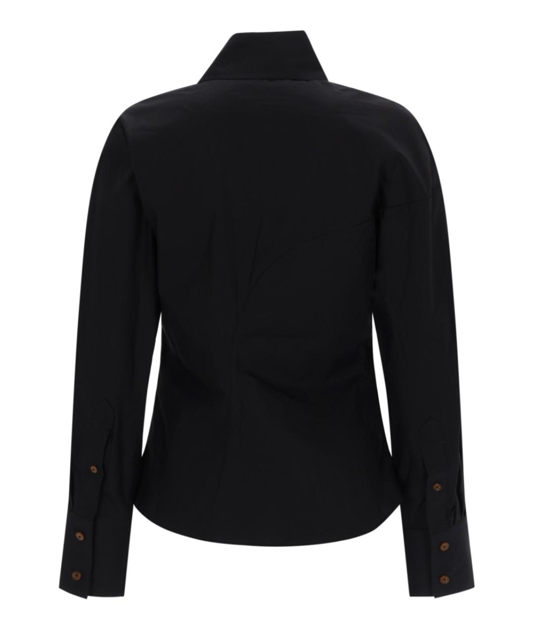 VIVIENNE WESTWOOD Черная хлопковая рубашка, фото 2