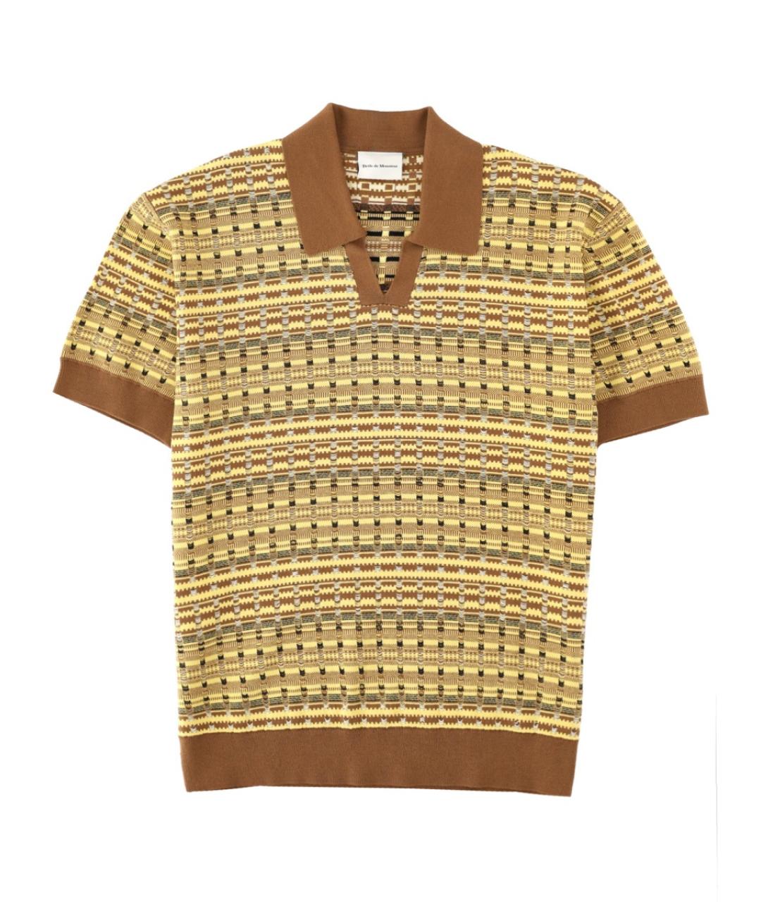 Drole de Monsieur Желтая хлопковая футболка, фото 1