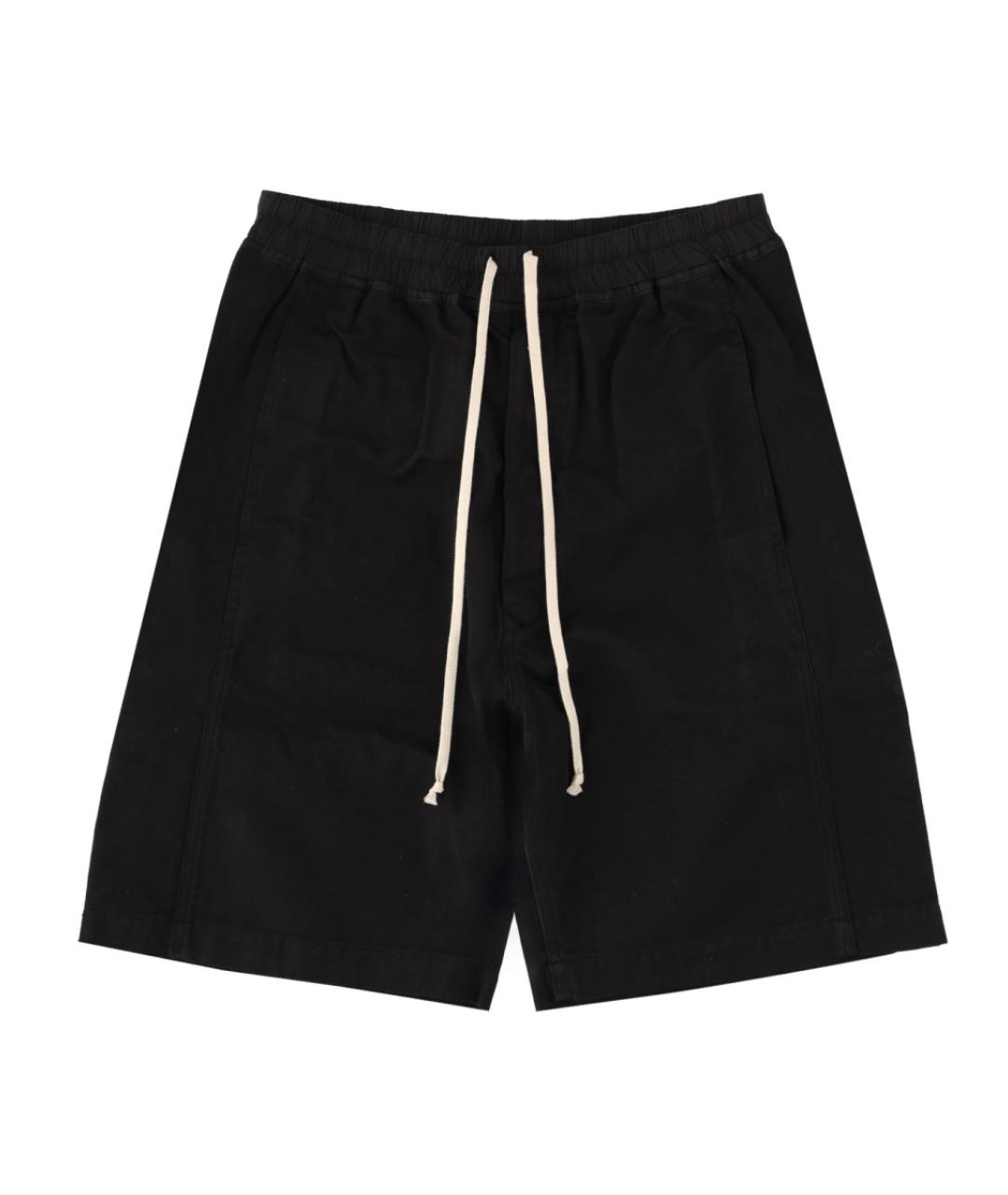 RICK OWENS DRKSHDW Черные хлопковые шорты, фото 1