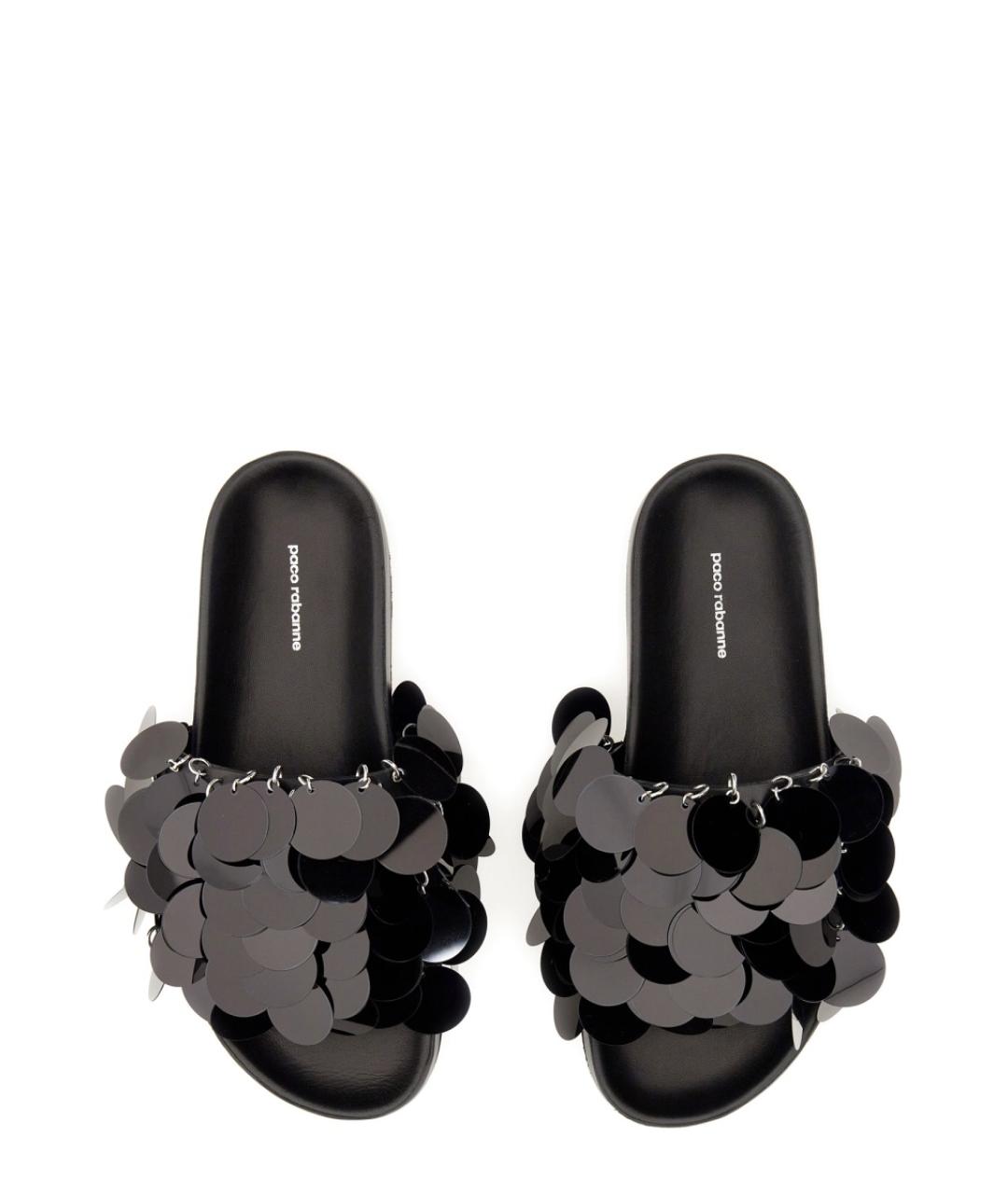PACO RABANNE Черные сандалии, фото 2