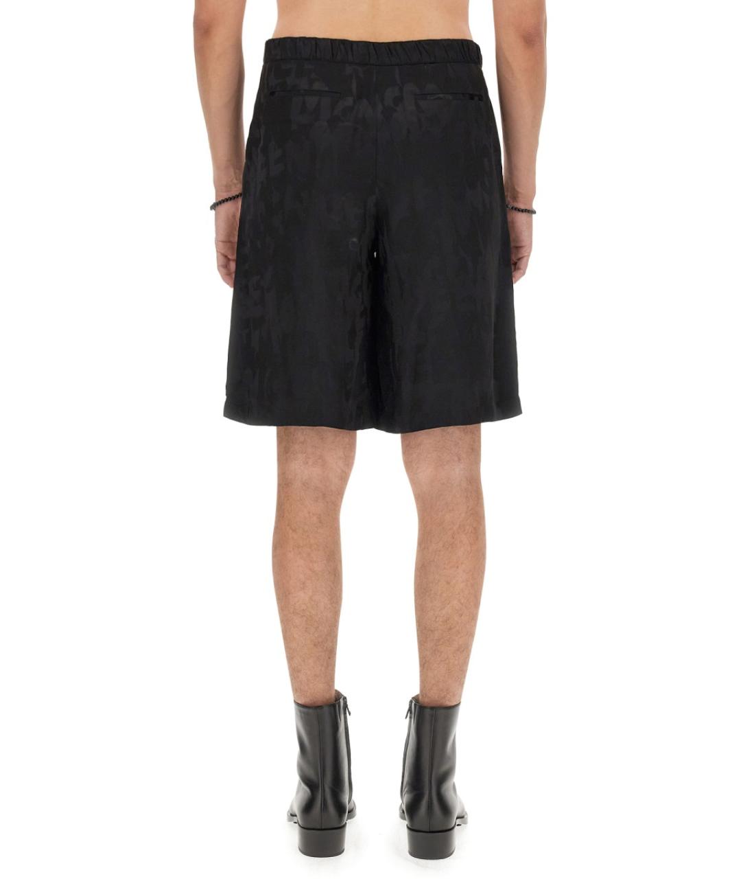 ALEXANDER MCQUEEN Черные вискозные шорты, фото 3