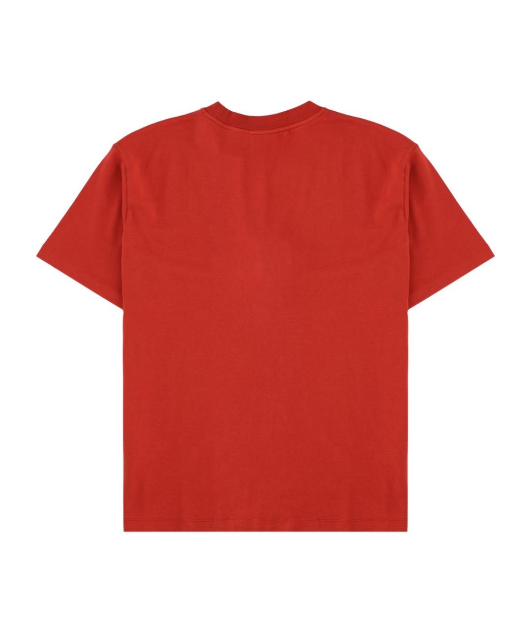 Drole de Monsieur Красная хлопковая футболка, фото 2