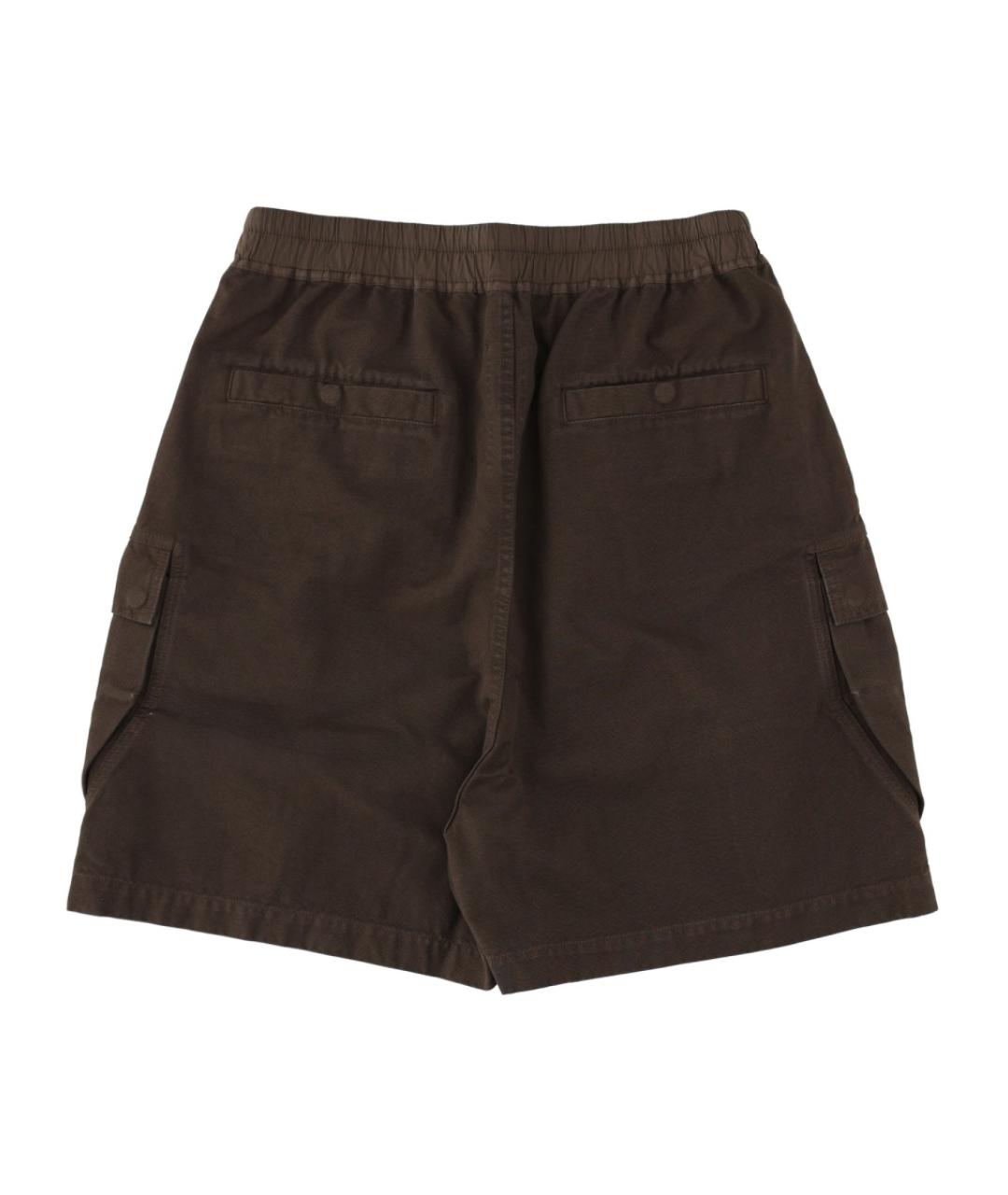 RICK OWENS DRKSHDW Серые хлопковые шорты, фото 2