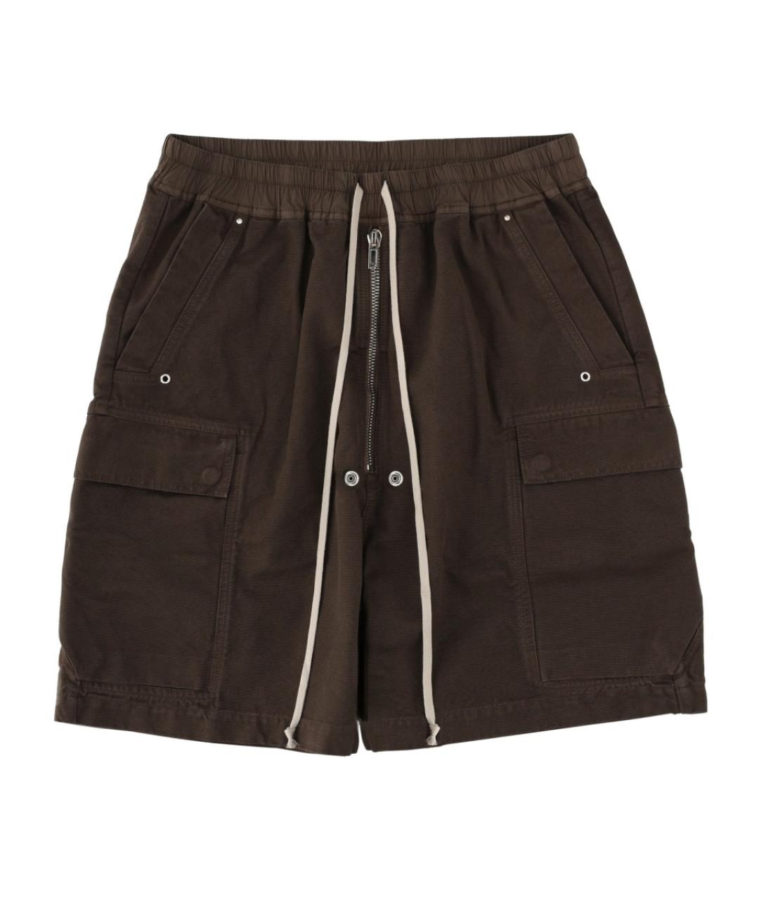 RICK OWENS DRKSHDW Серые хлопковые шорты, фото 1