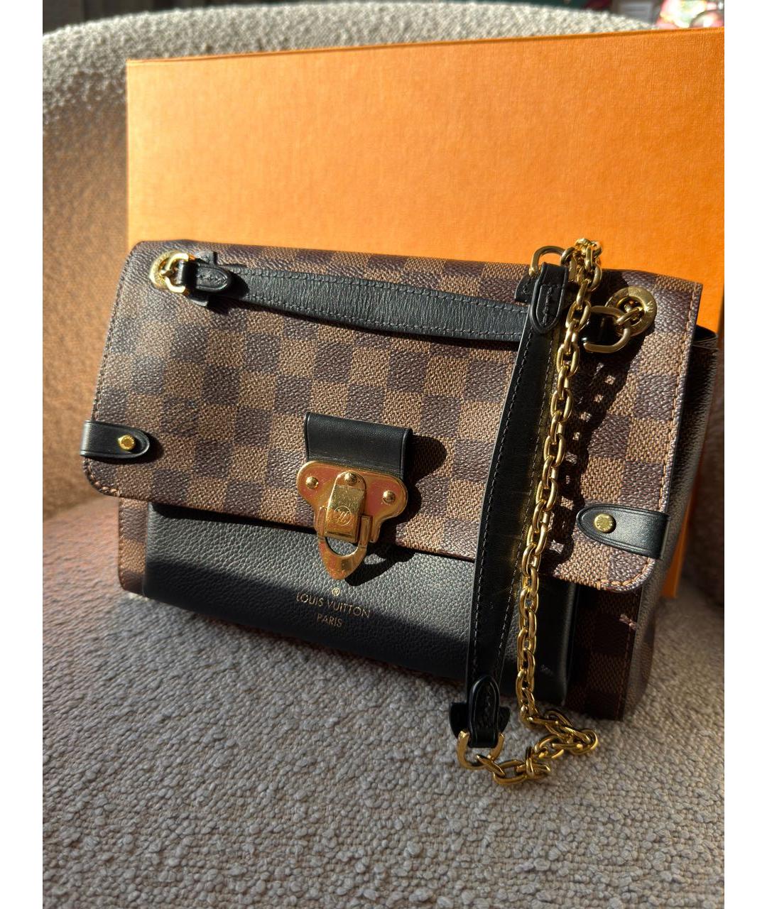 LOUIS VUITTON Коричневая сумка через плечо, фото 6