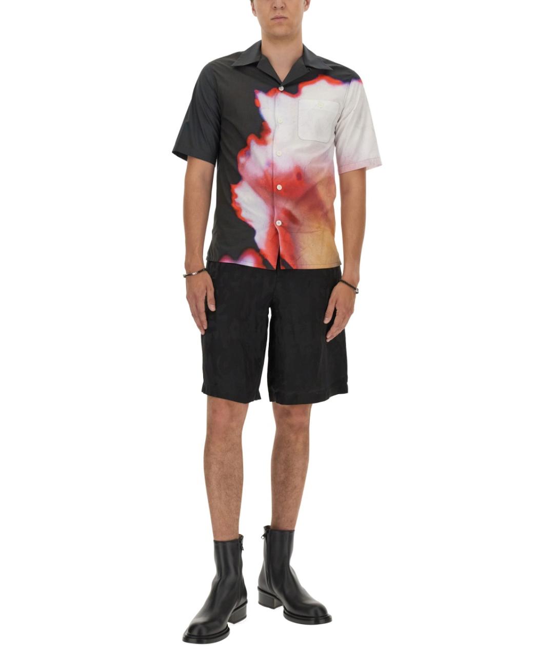 ALEXANDER MCQUEEN Мульти хлопковая кэжуал рубашка, фото 2