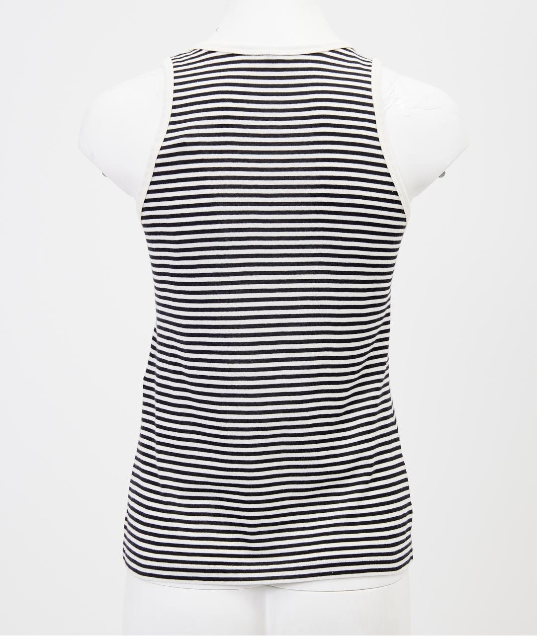 SAINT LAURENT Белая хлопковая майка, фото 2