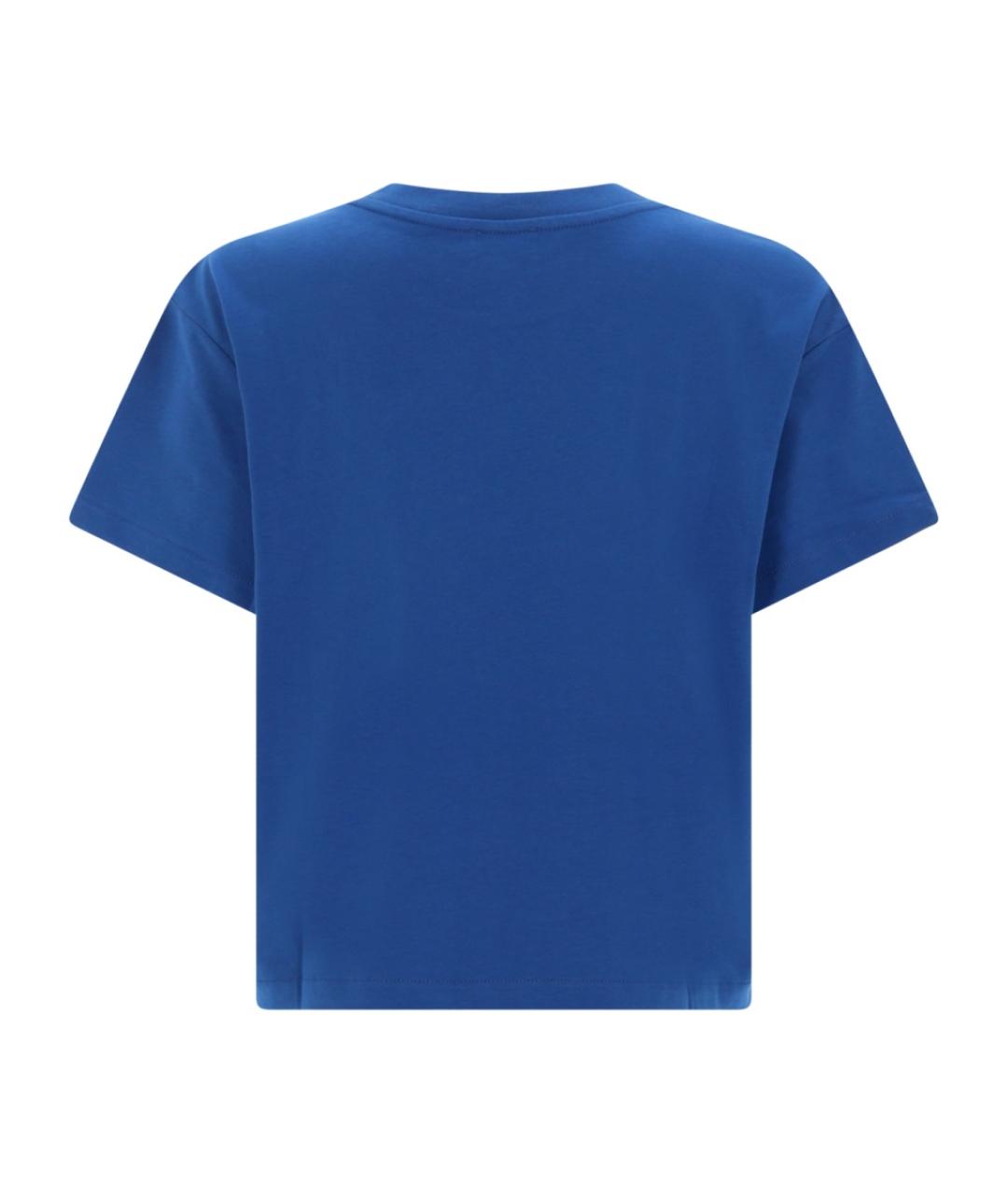 A.P.C. Синяя хлопковая футболка, фото 2