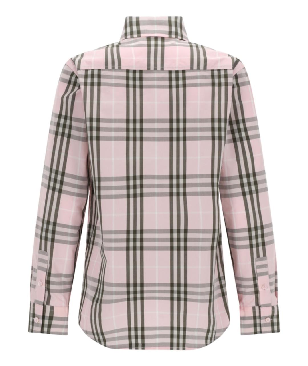 BURBERRY Розовая хлопковая рубашка, фото 2