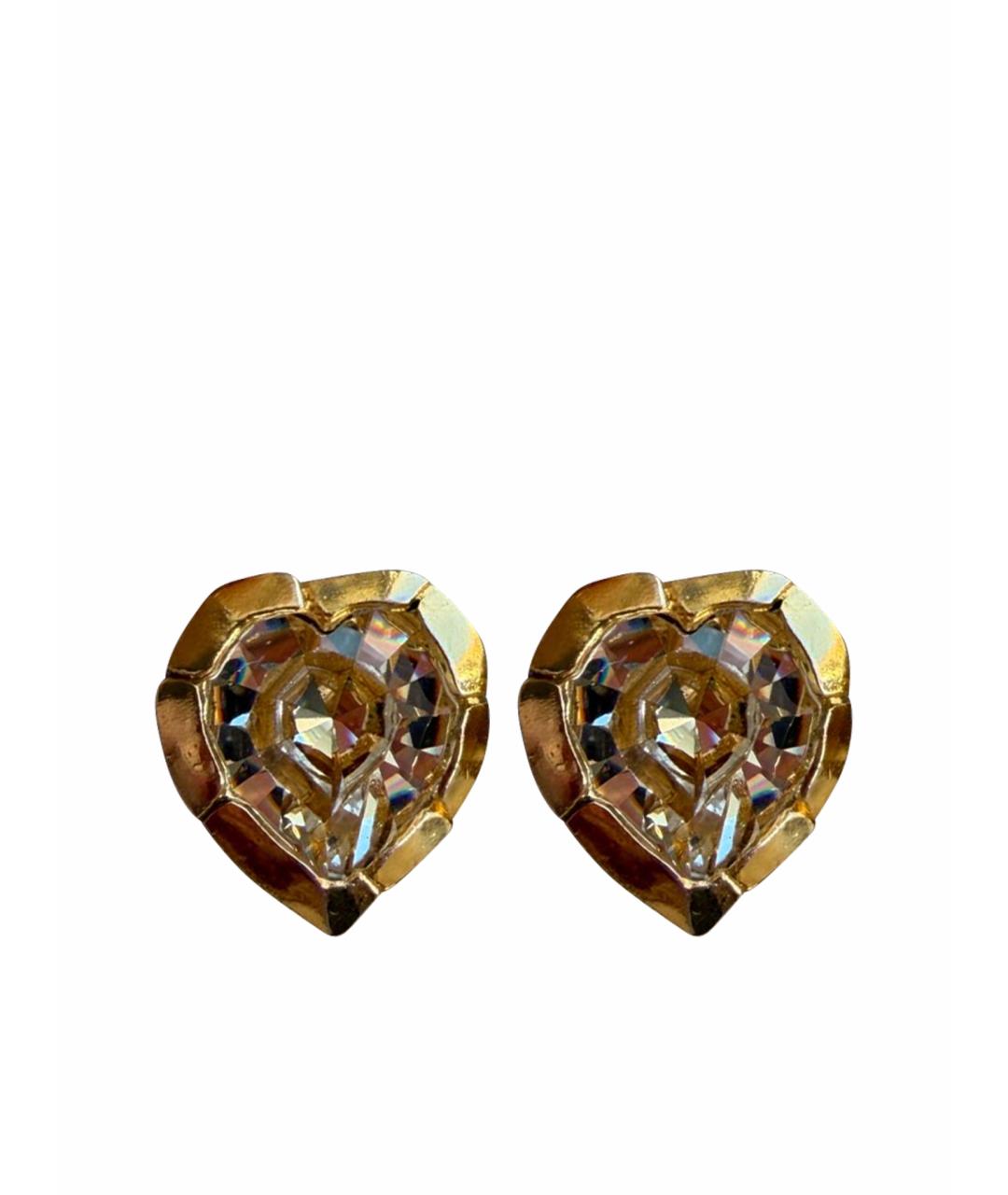 SAINT LAURENT Золотые серьги, фото 1
