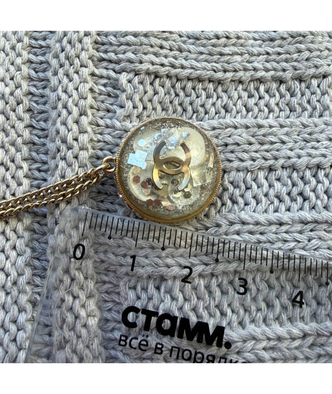 CHANEL Золотое колье, фото 8