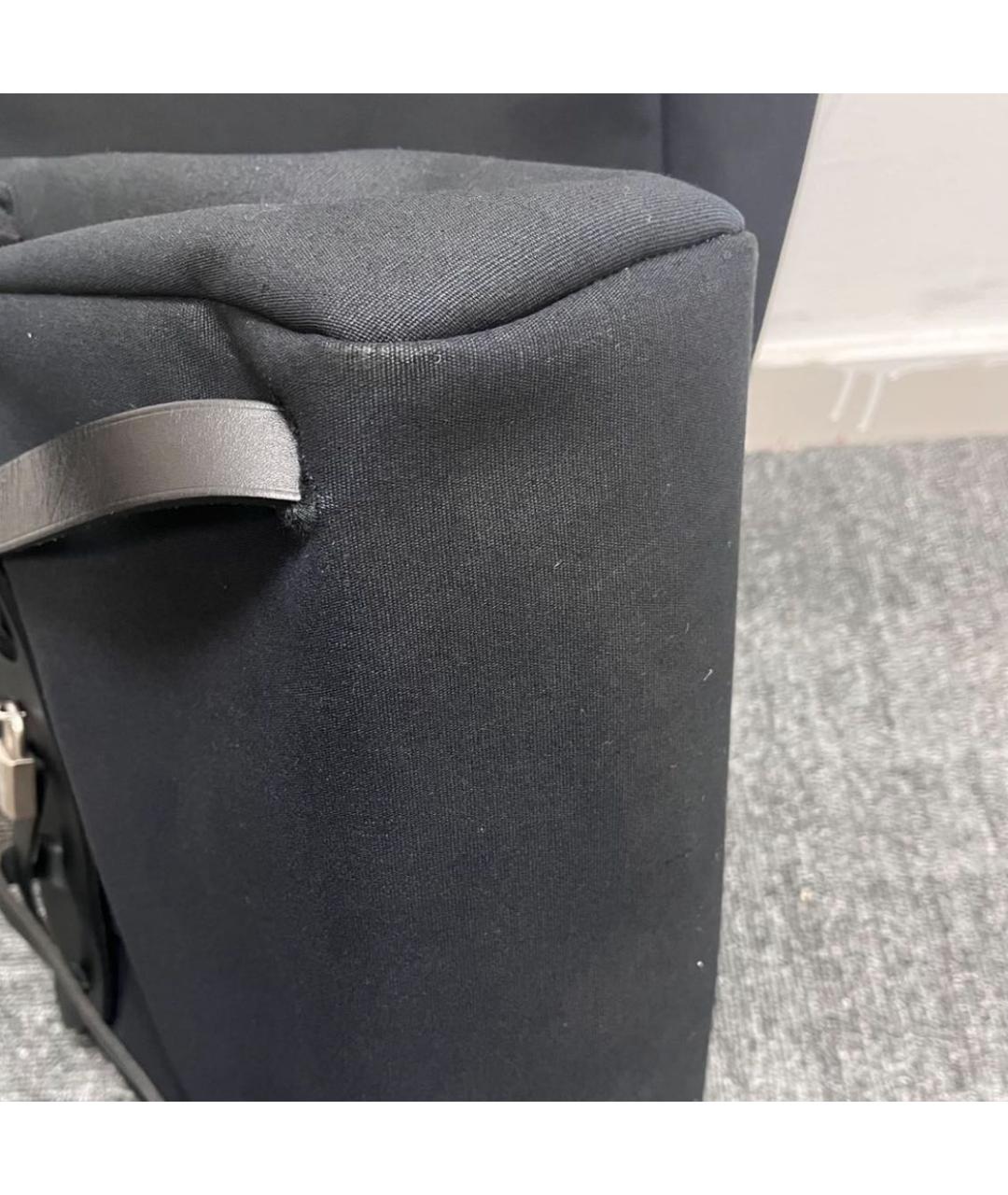 HERMES Черный тканевый рюкзак, фото 5