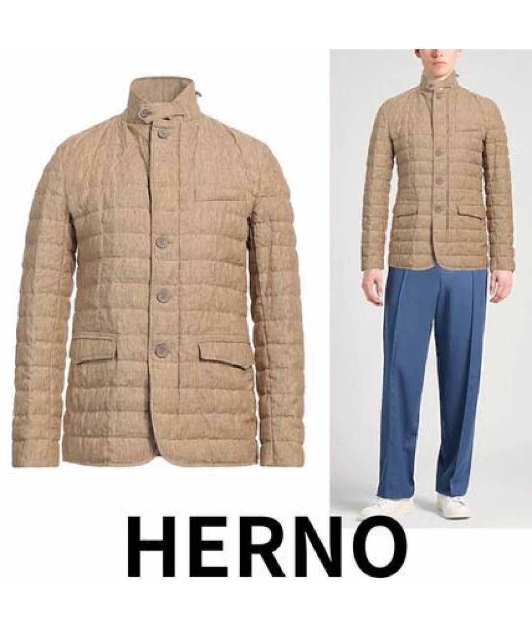 HERNO Бежевая куртка, фото 2