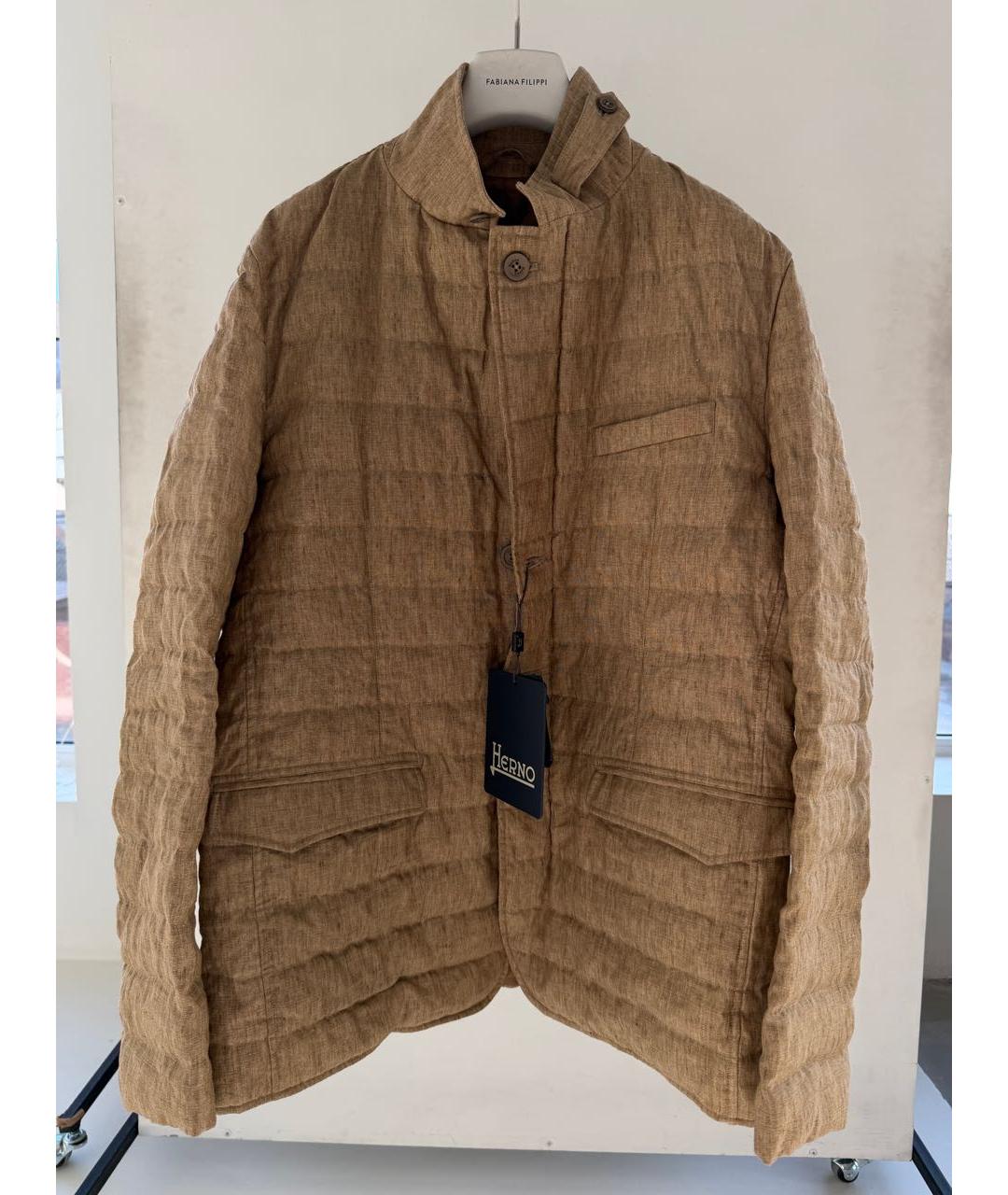 HERNO Бежевая куртка, фото 7