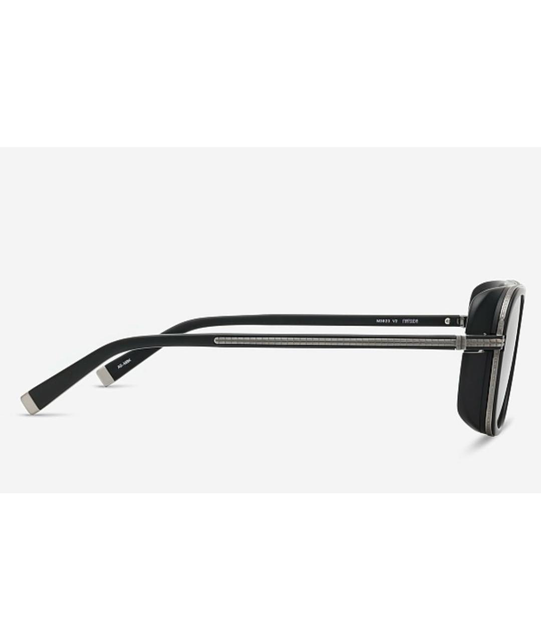 MATSUDA Черные пластиковые солнцезащитные очки, фото 4