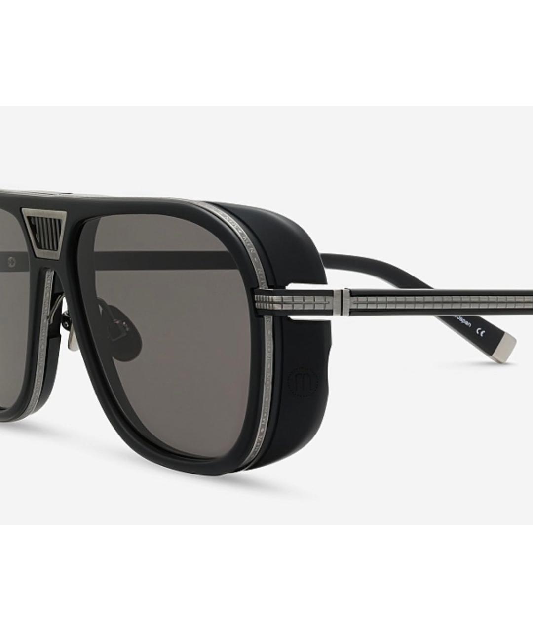 MATSUDA Черные пластиковые солнцезащитные очки, фото 2