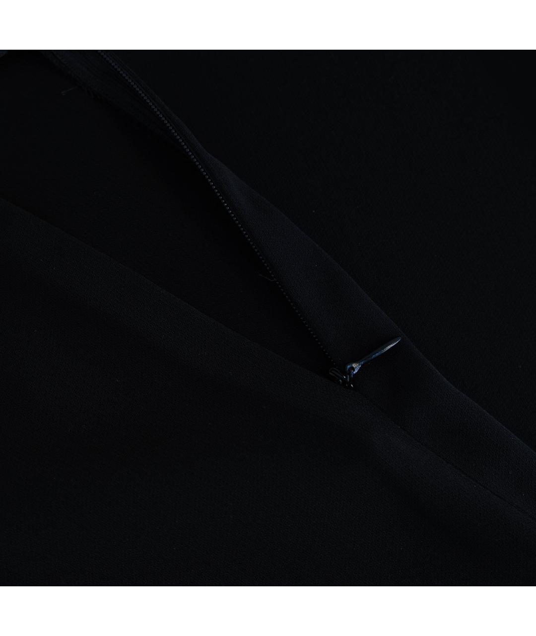 CHANEL Черные шелковые брюки широкие, фото 5