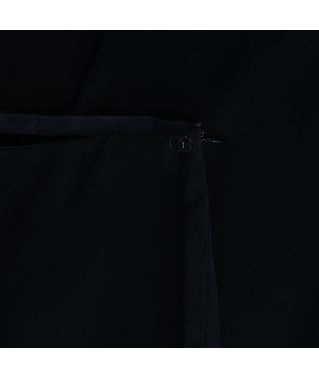 CHANEL Черные шелковые брюки широкие, фото 4