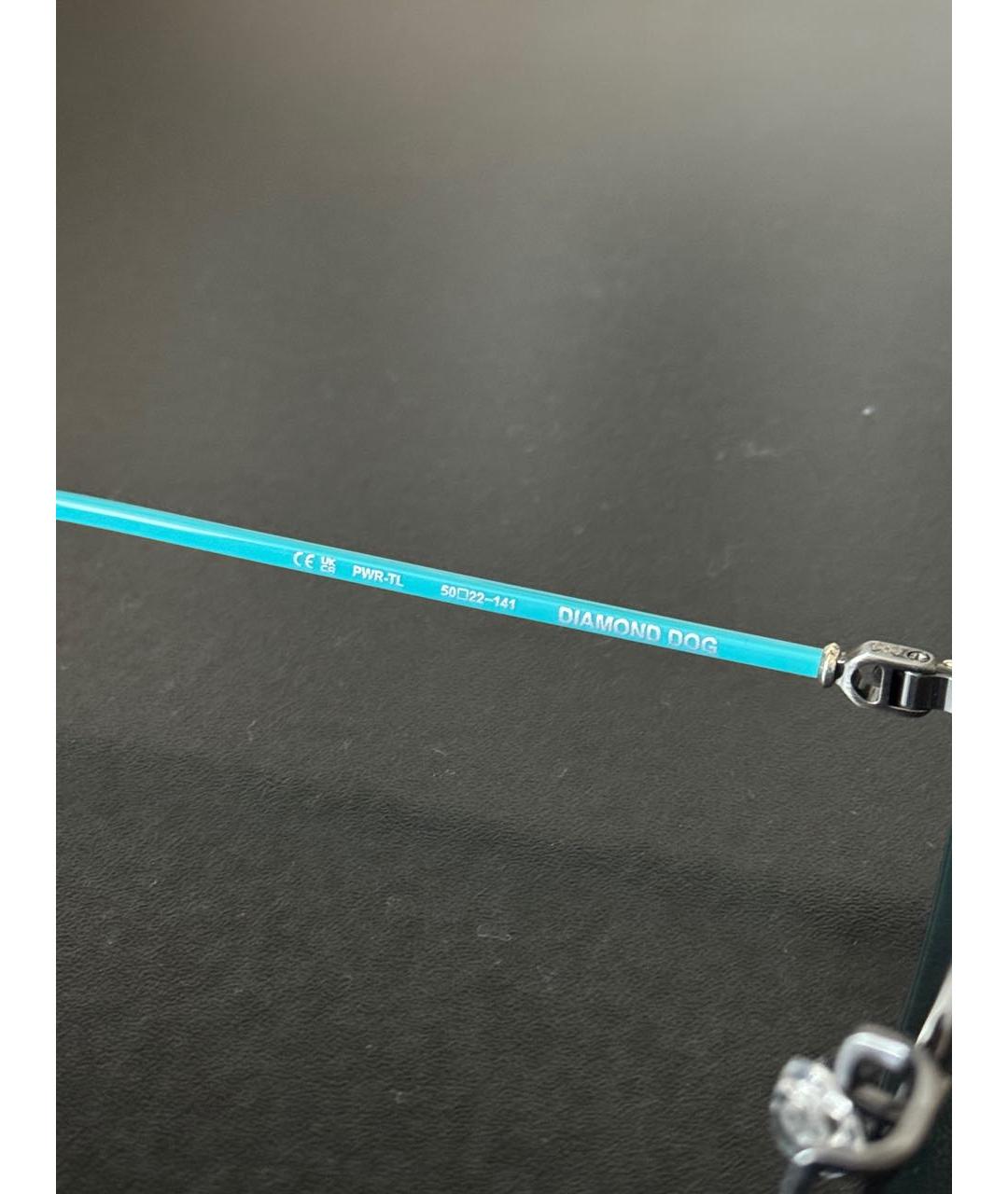 CHROME HEARTS Бирюзовые солнцезащитные очки, фото 4