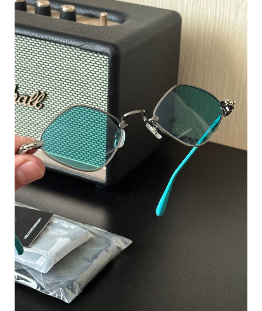 CHROME HEARTS Бирюзовые солнцезащитные очки, фото 6