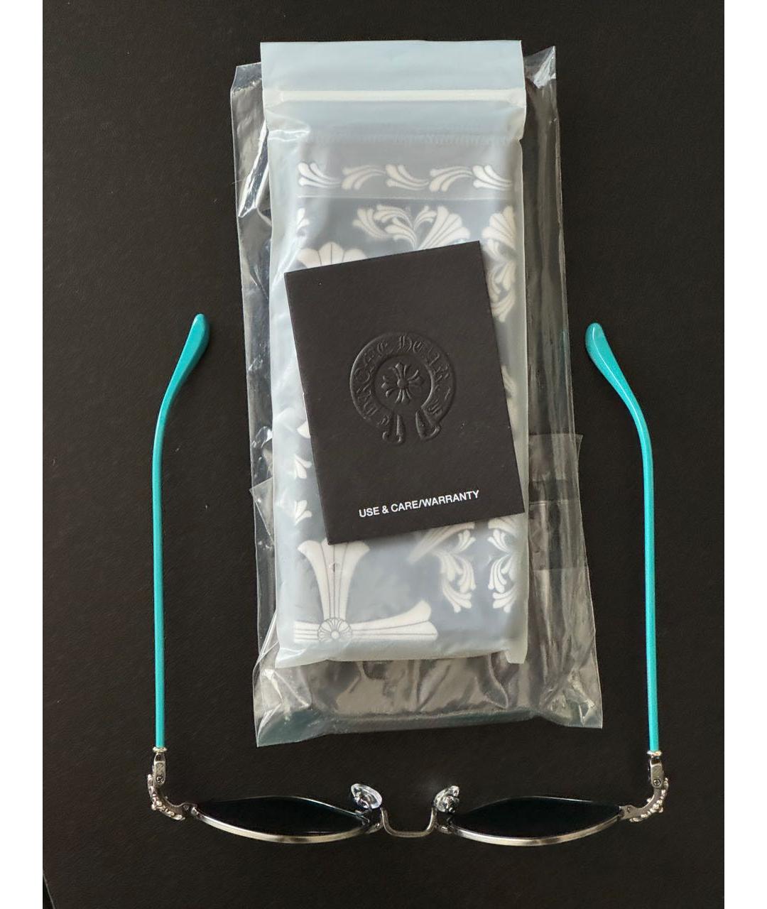 CHROME HEARTS Бирюзовые солнцезащитные очки, фото 7