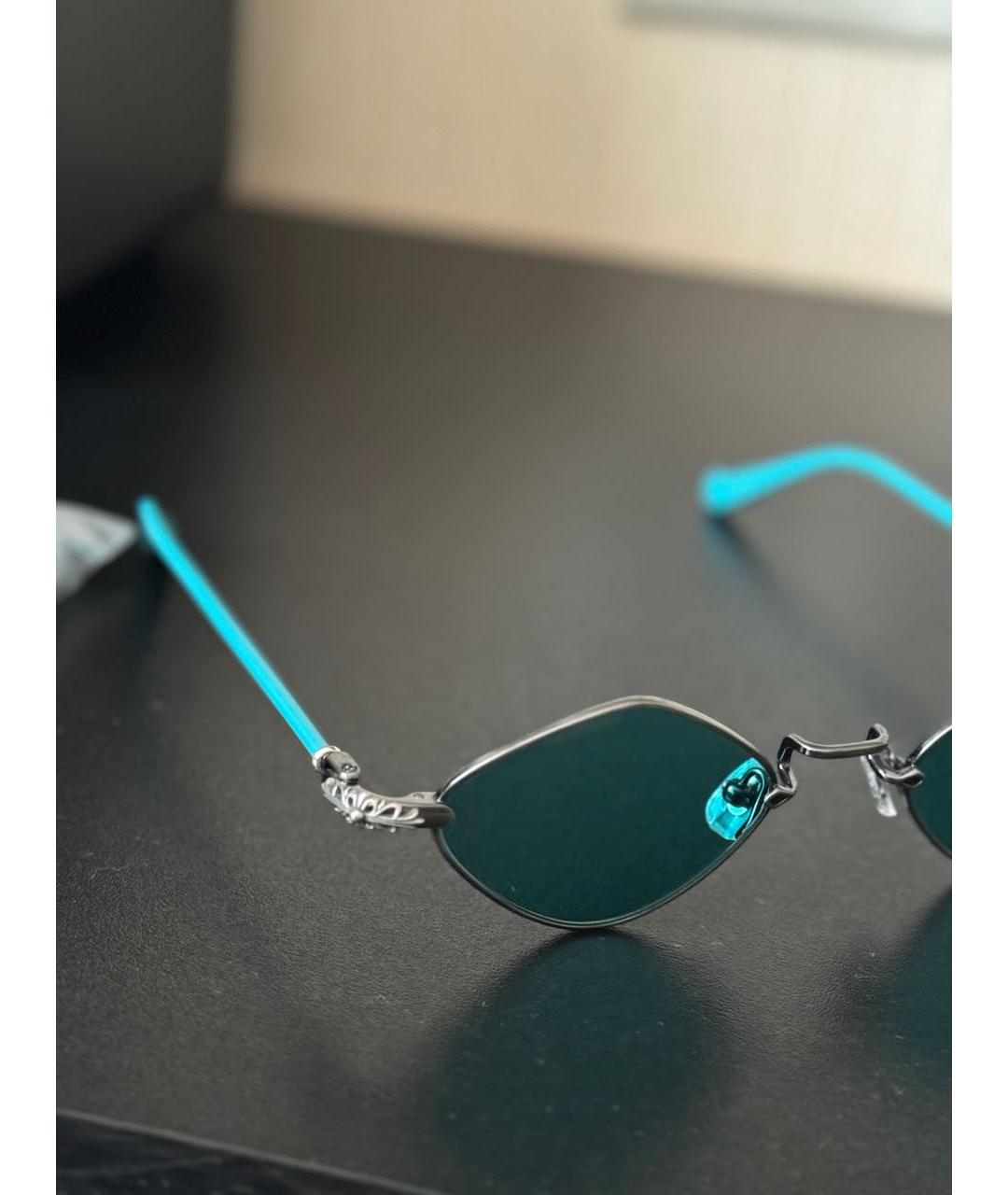 CHROME HEARTS Бирюзовые солнцезащитные очки, фото 3