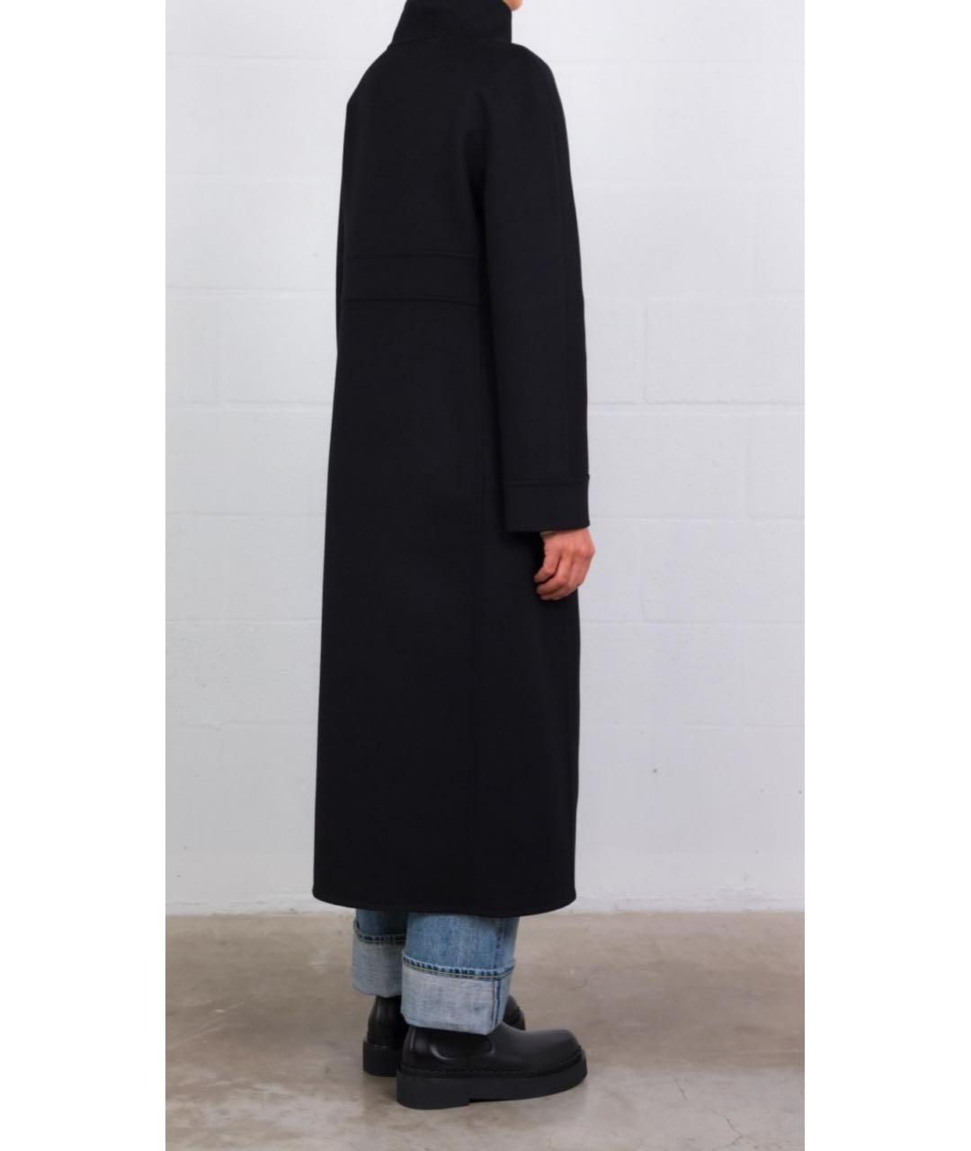 VALENTINO Черное шерстяное пальто, фото 4