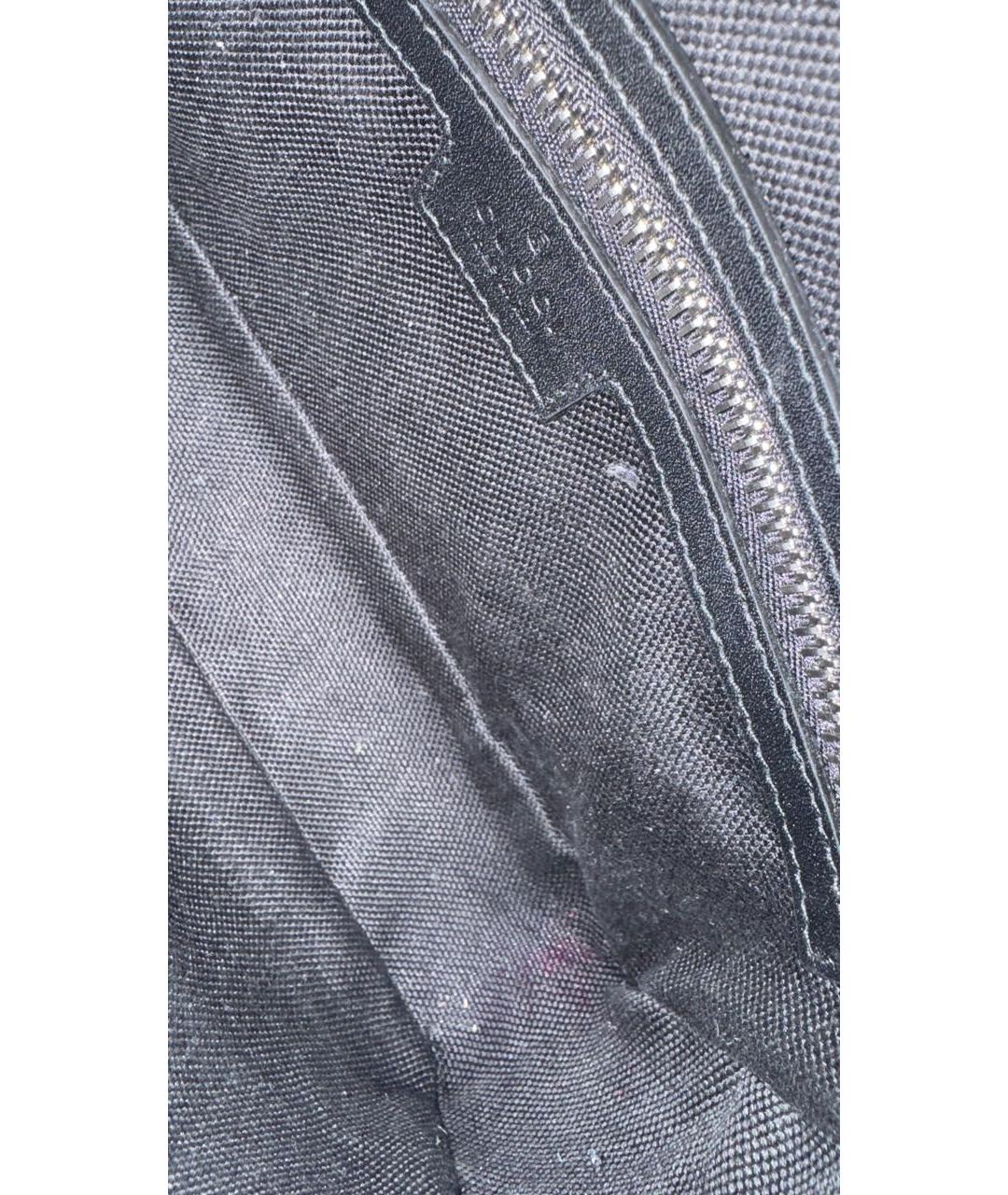 GUCCI Черная кожаная сумка на плечо, фото 7