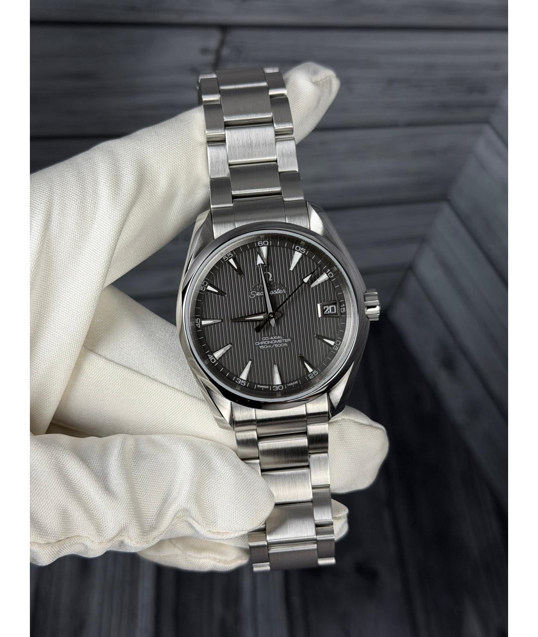 OMEGA Серые часы, фото 2