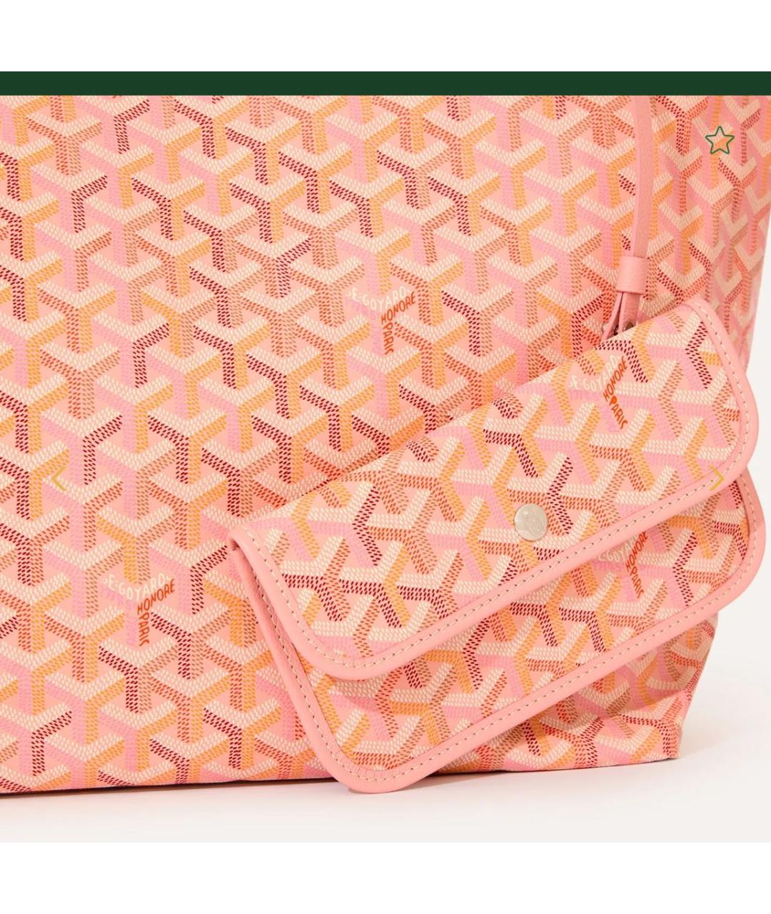 GOYARD Коралловая сумка тоут, фото 4
