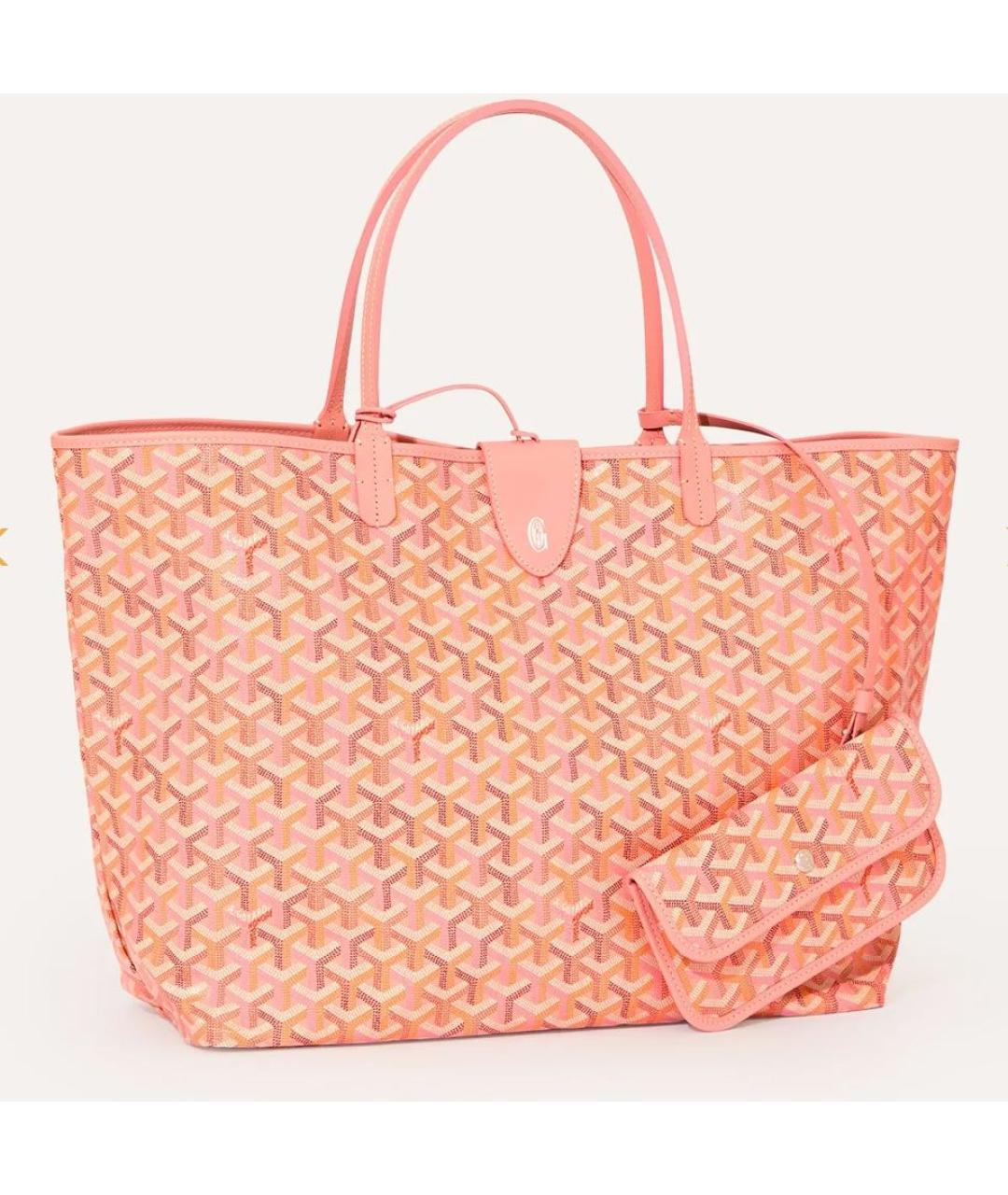 GOYARD Коралловая сумка тоут, фото 3