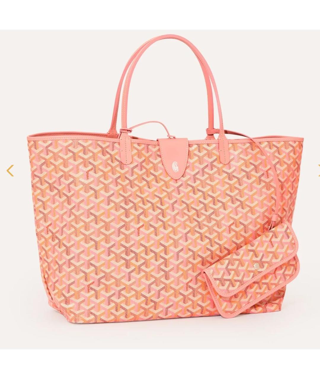 GOYARD Коралловая сумка тоут, фото 6