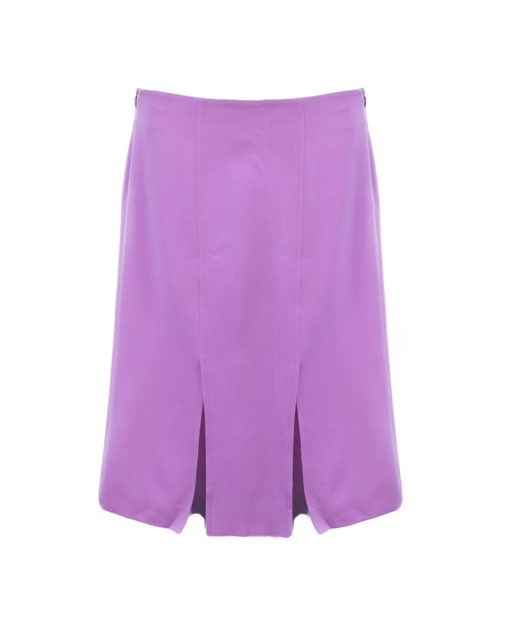 EMILIO PUCCI Розовая шелковая юбка миди, фото 6