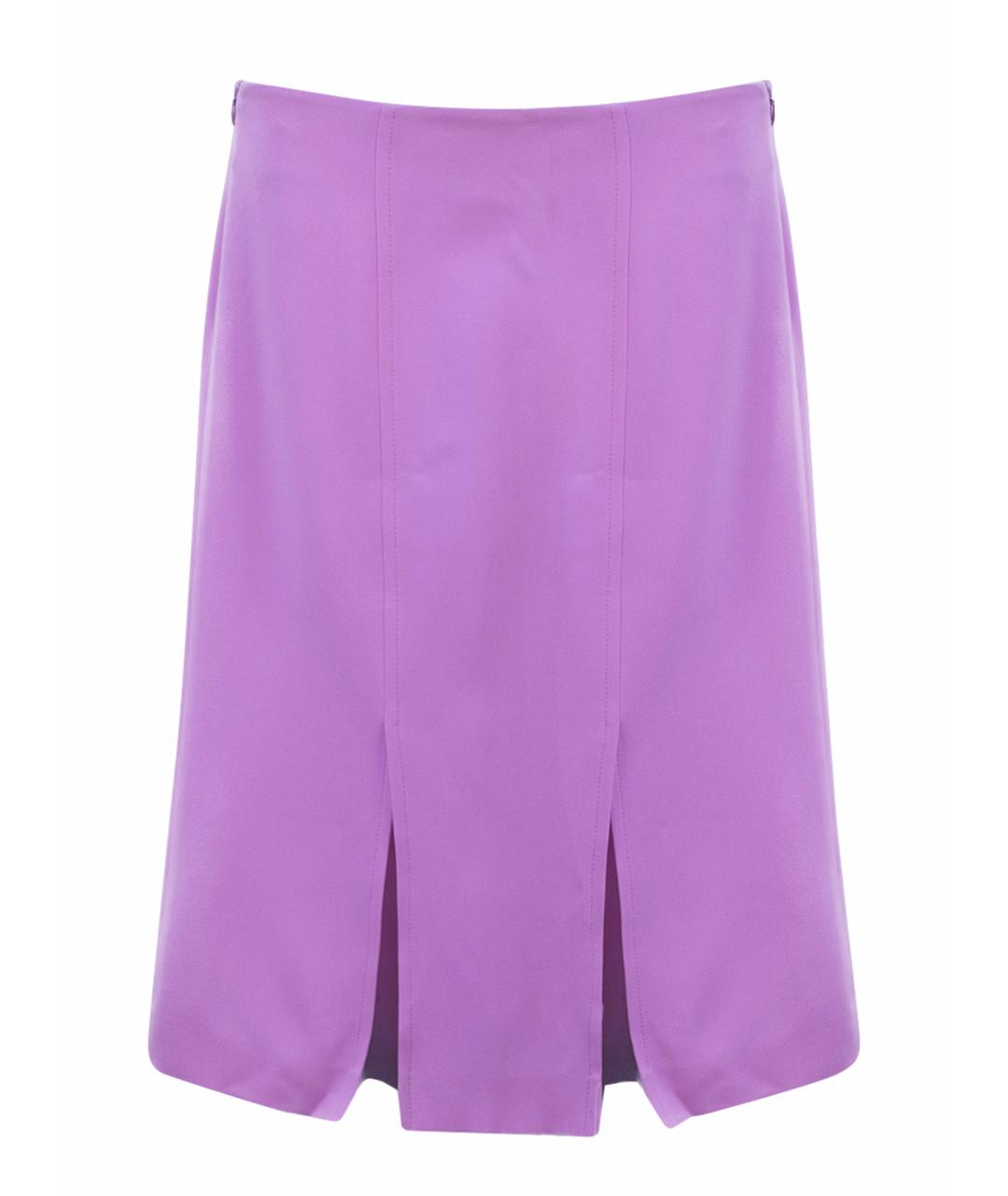 EMILIO PUCCI Розовая шелковая юбка миди, фото 1