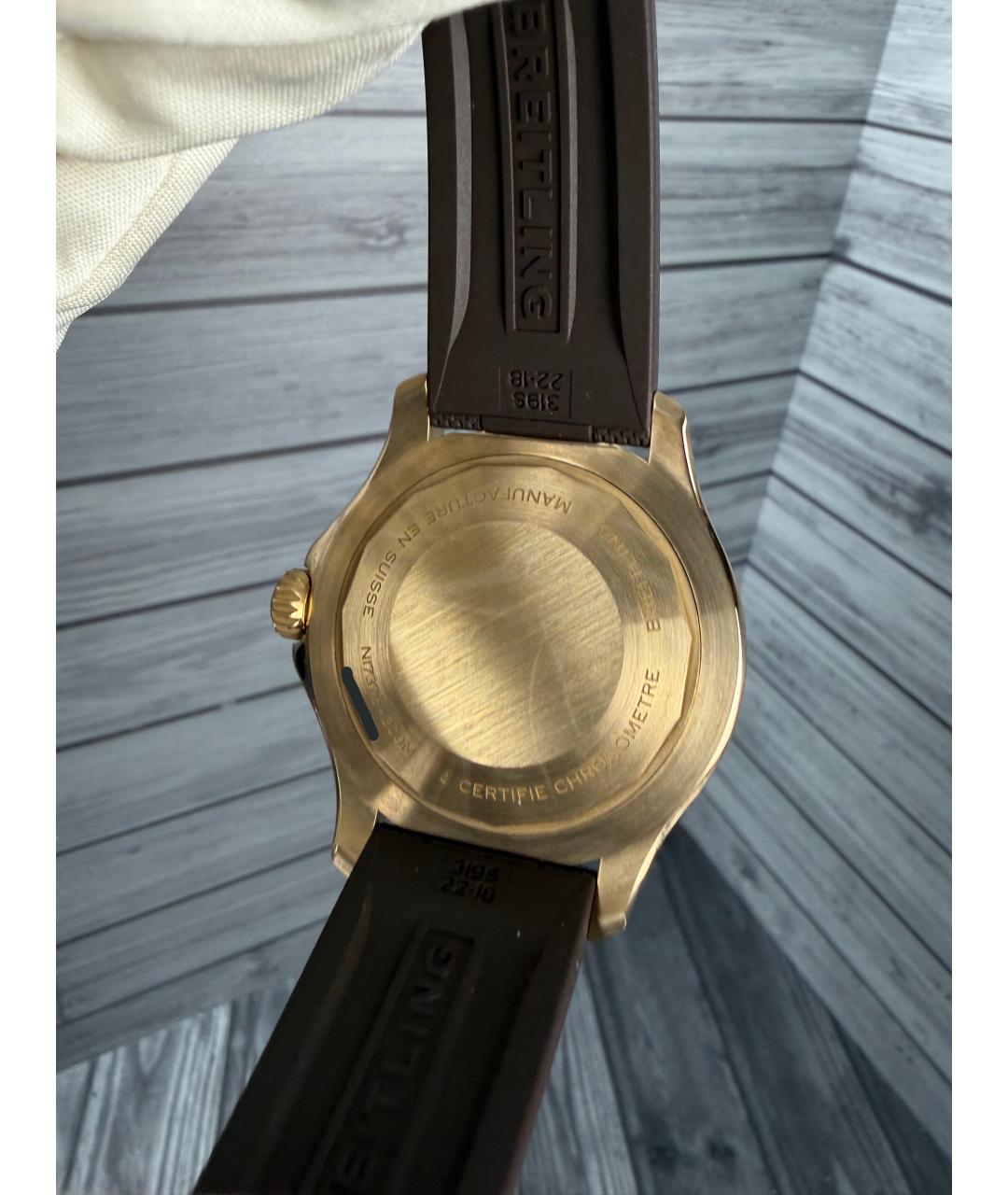 BREITLING Коричневые часы, фото 7